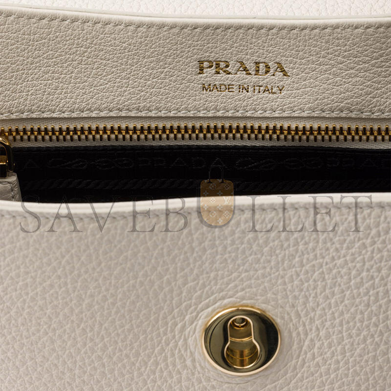 Pra*a small leather shoulder bag 1bn022 (26*14*9.5cm)